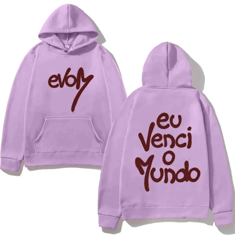 

EVOM-Veigh Merch Oficial 2025НОВАЯ толстовка с графическим принтом в стиле панк, популярная одежда высокого качества, пуловеры унисекс Sudaderas