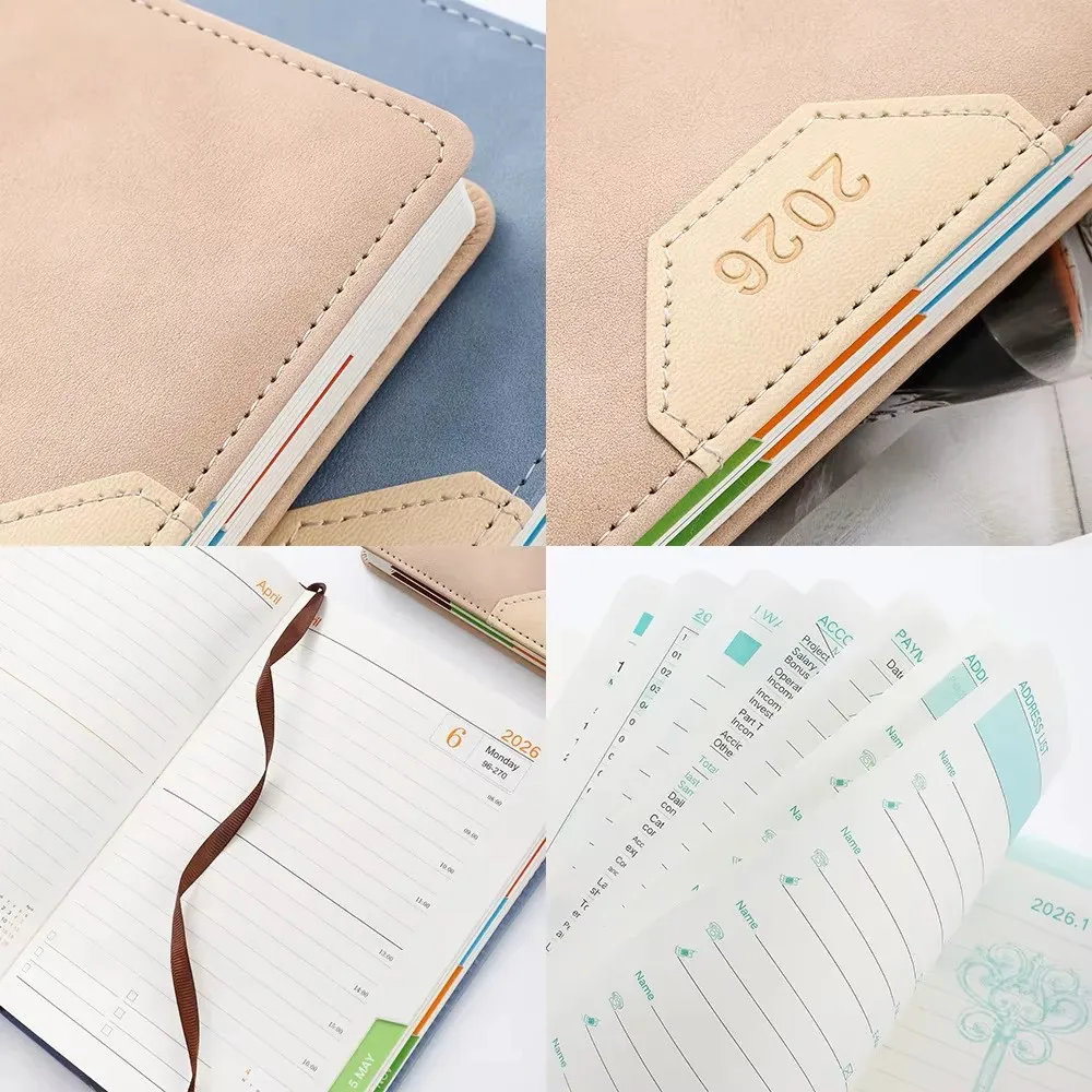 Personalize Logo 365 Day Work Efficiency Manual All-English Core Annual Planner Diary Notebook Office Calendar