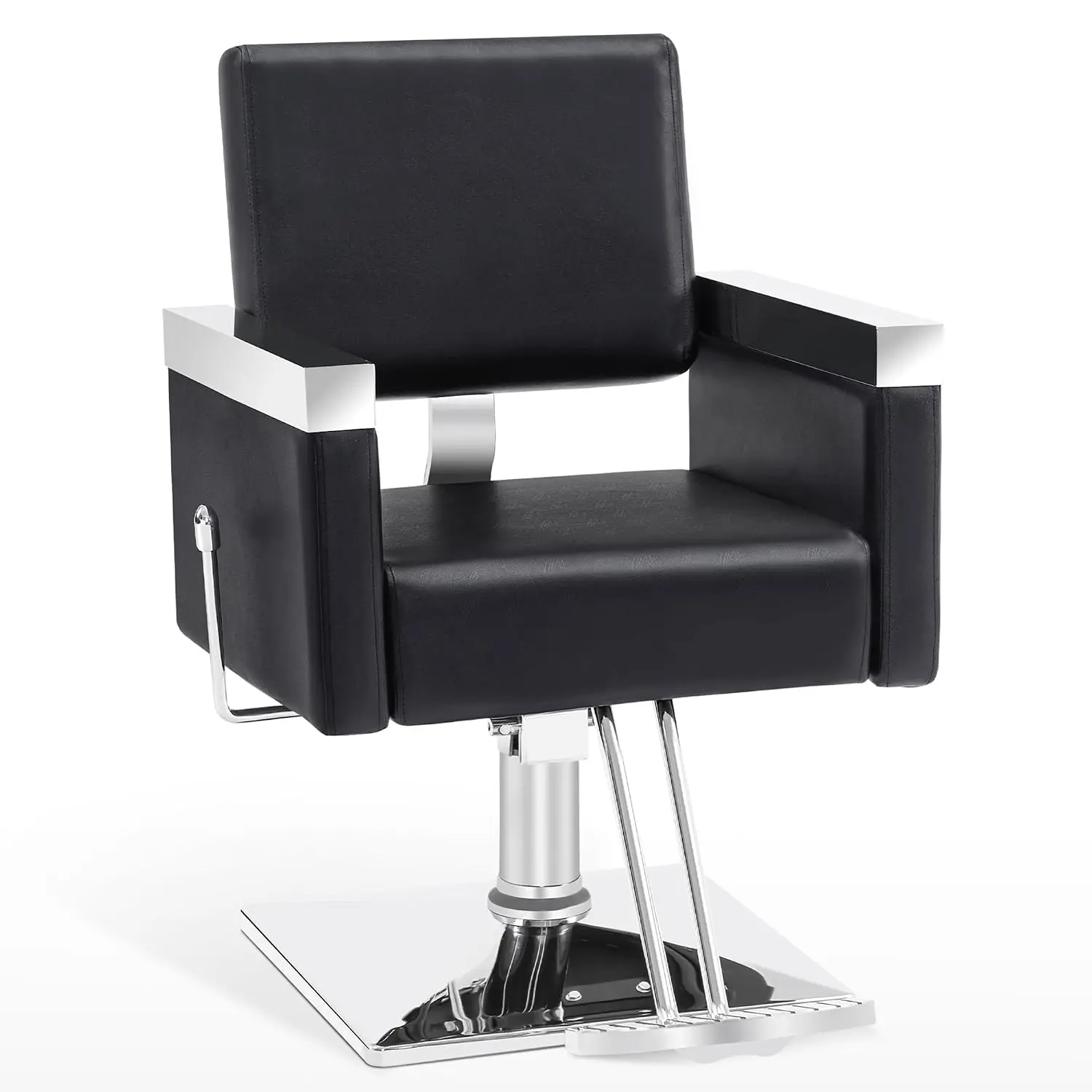 Reclining Hydraulic Barber Chair Salon Styling Equipment Heavy Duty Swivel Pump for Hair Cutting Shop, Customized