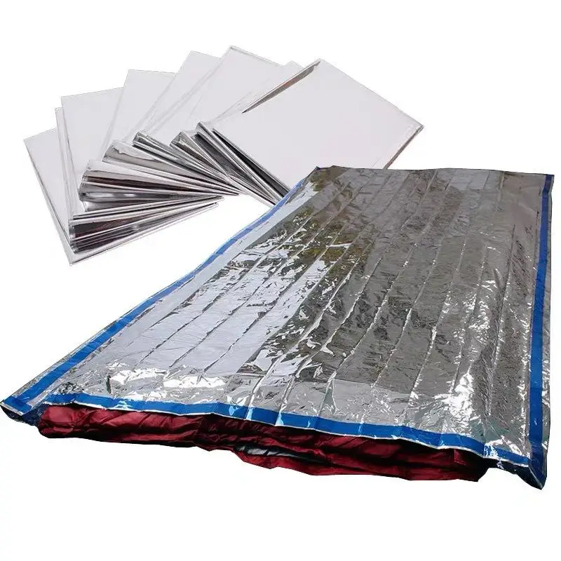 Emergency Sleeping Bag Waterproof Portable Survival Outdoor Camping Gear Thermal Sack First Aid Rescue Kit Mylar Blanket