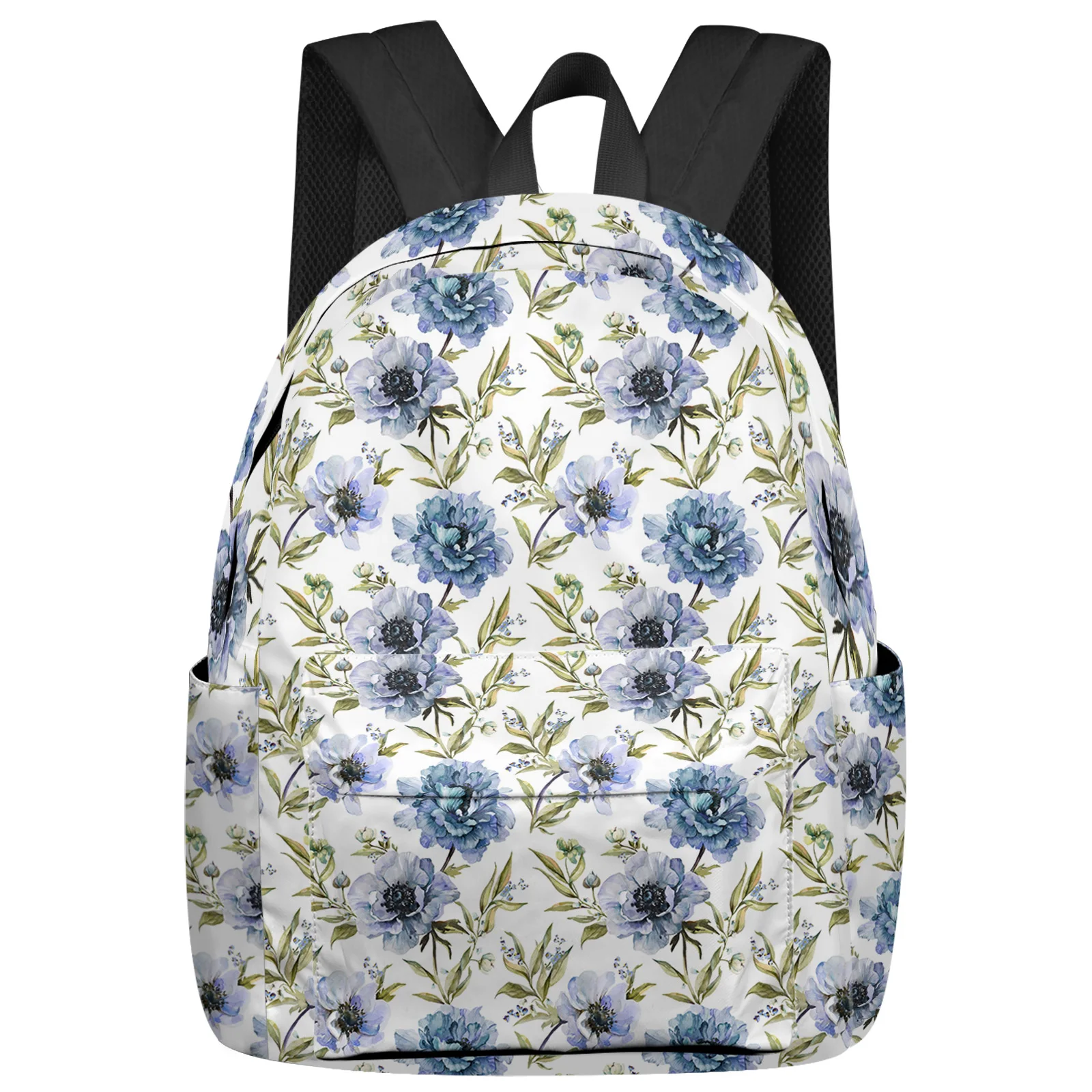 

Field Style Flowers Peony Women Man Backpacks Waterproof Travel School Backpack For Student Boys Girls Laptop Book Pack Mochilas