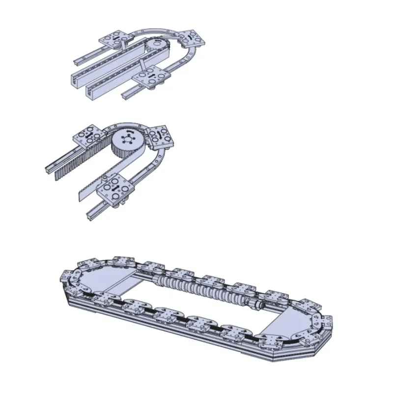 

YIDI Arc Linear Guide Bearing Curved Circular Motion Guide Linear Block Rail YDR12A+60/100R