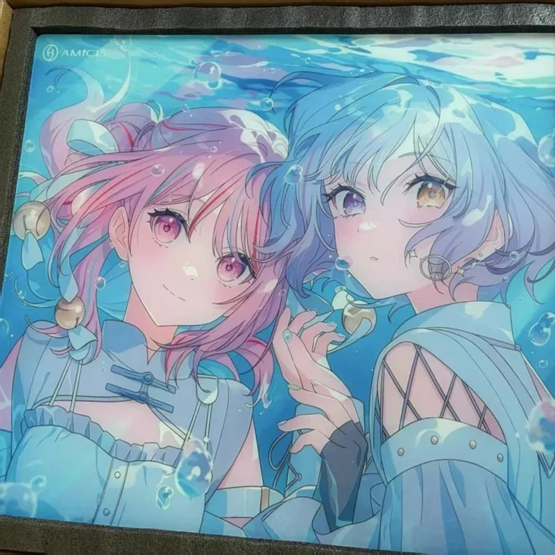 Japanese Anime Tempered Glass Mouse Pad E-Sports Gaming FPS Extra Large Desktop Mat Frosted Surface Zero Latency Smooth Mousepad