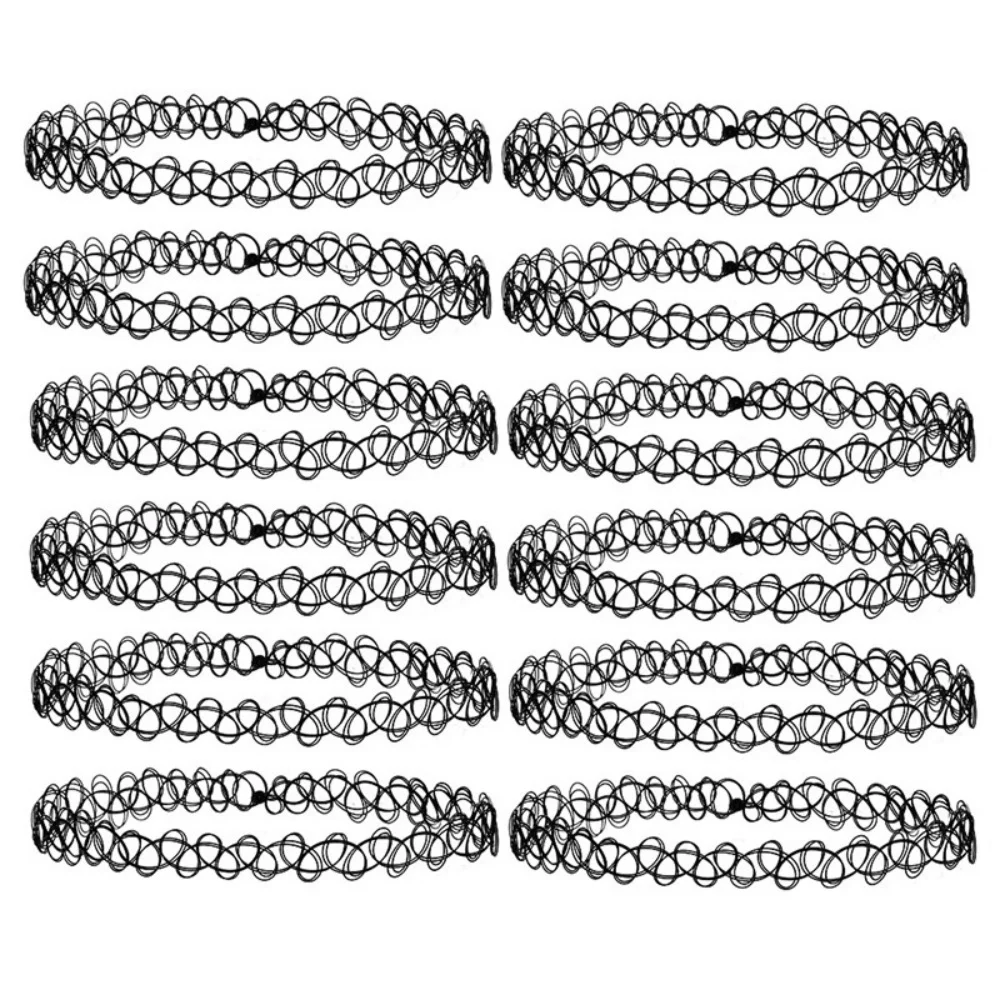 New Collares Vintage Stretch Tattoo Choker Necklaces For Women Charm Gothic Elastic Necklace Female Wedding Gift