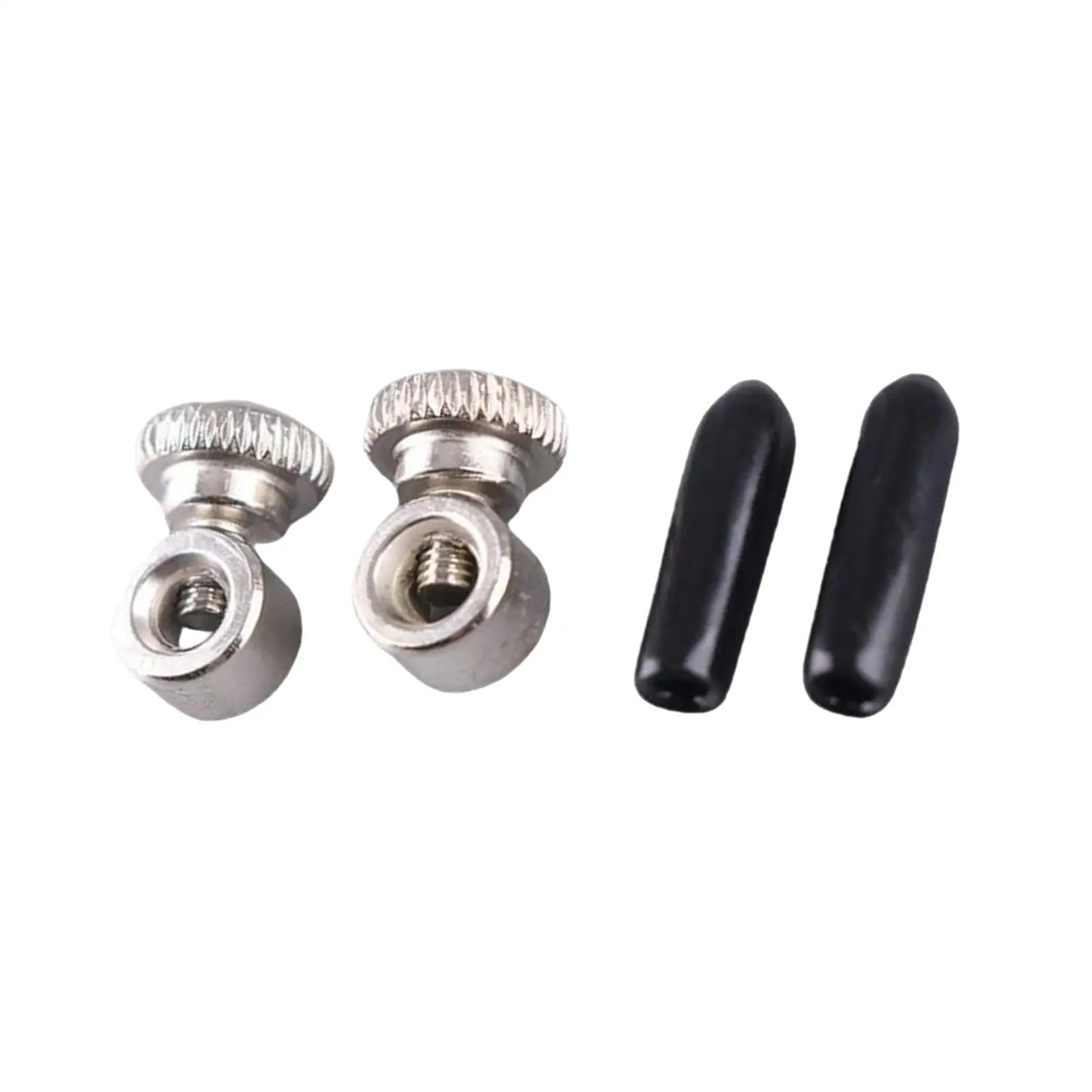 2 Pair Jumping Rope Screws End Caps Components