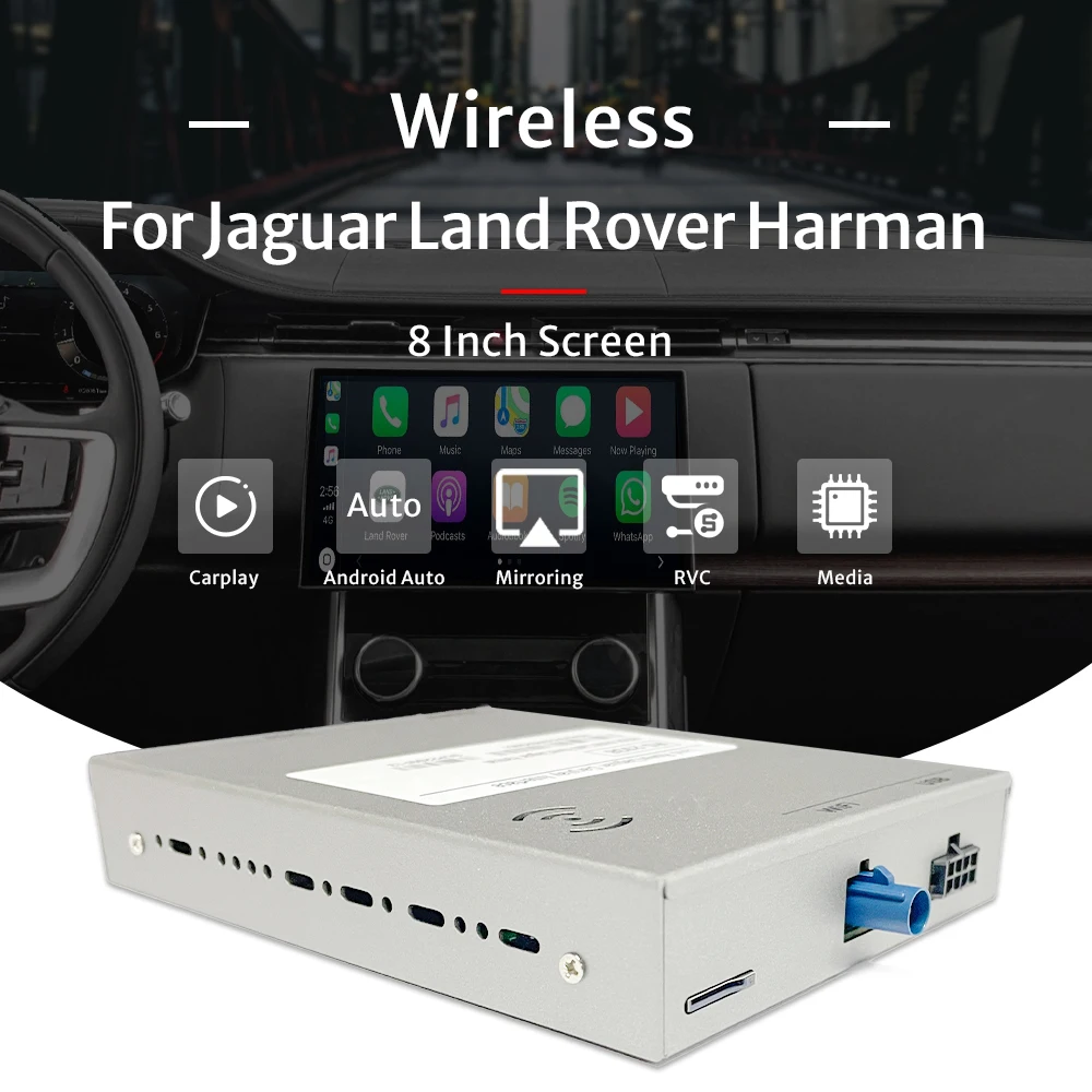 Interface automatique Android MSCarPlay pour module CarPlay sans fil Land Rover Harman 10,25''