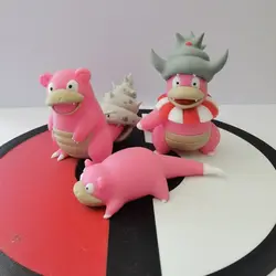 New Anime Figures Slowbro Slowking Slowpoke Proportion World 1:20 Diy 3d Printing Cute Cartoon Character Desktop Model Gifts