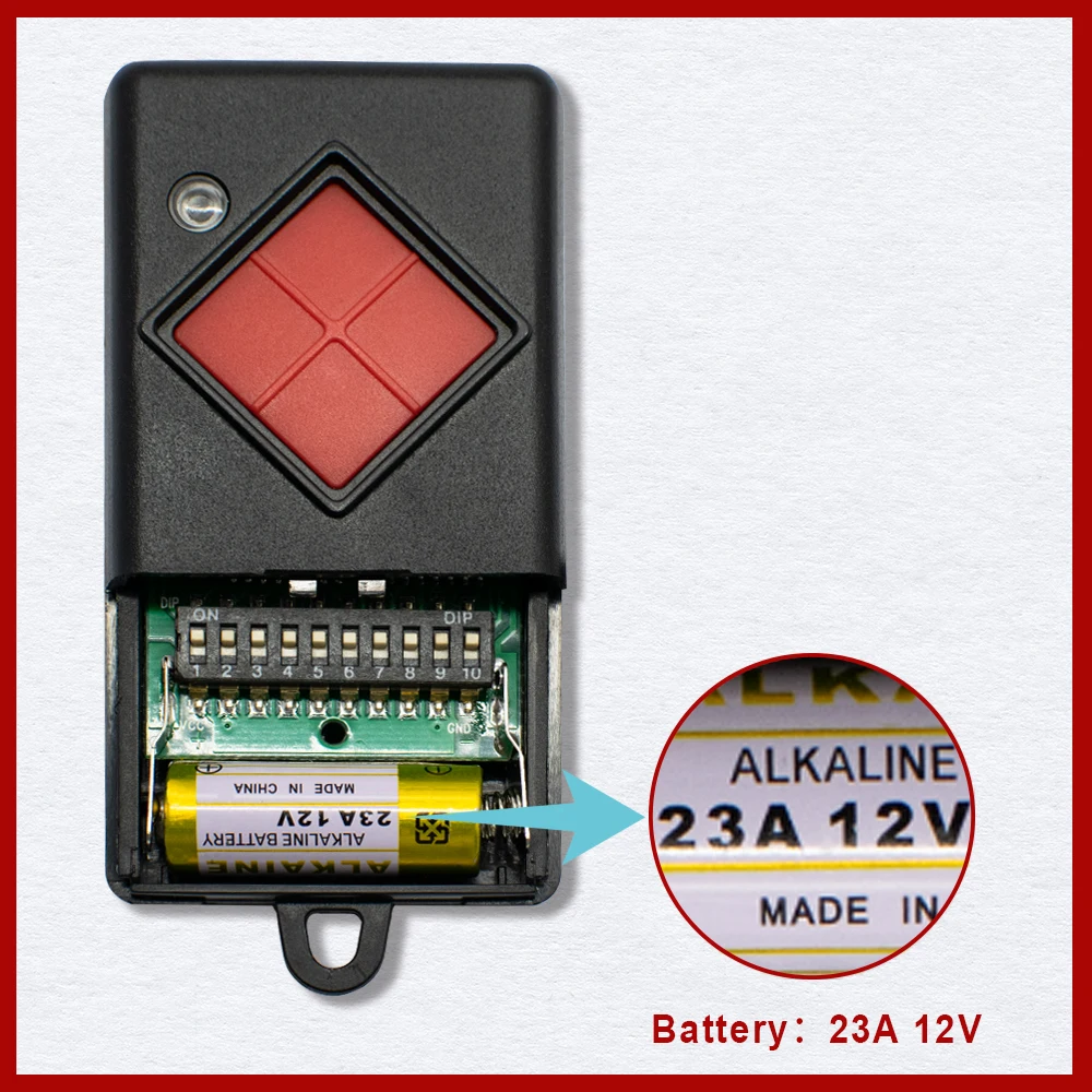 Imagem -04 - Dickert-garage Door Controle Remoto Portão Abridor Transmissor Portátil Compatível com Mah4001 Mah40-04 40.685mhz