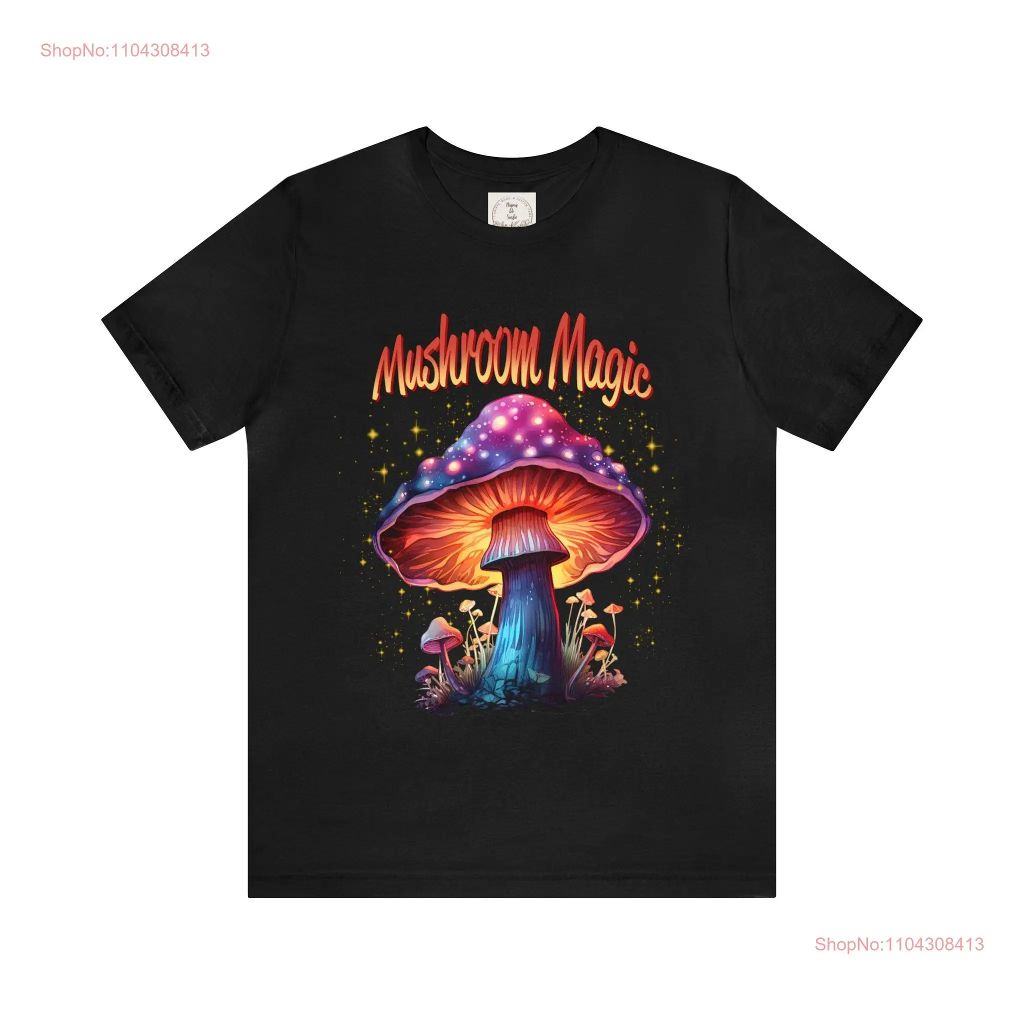 Mushroom Magic Plants MamaDeSushi Jersey  T Shirt long or short sleeves