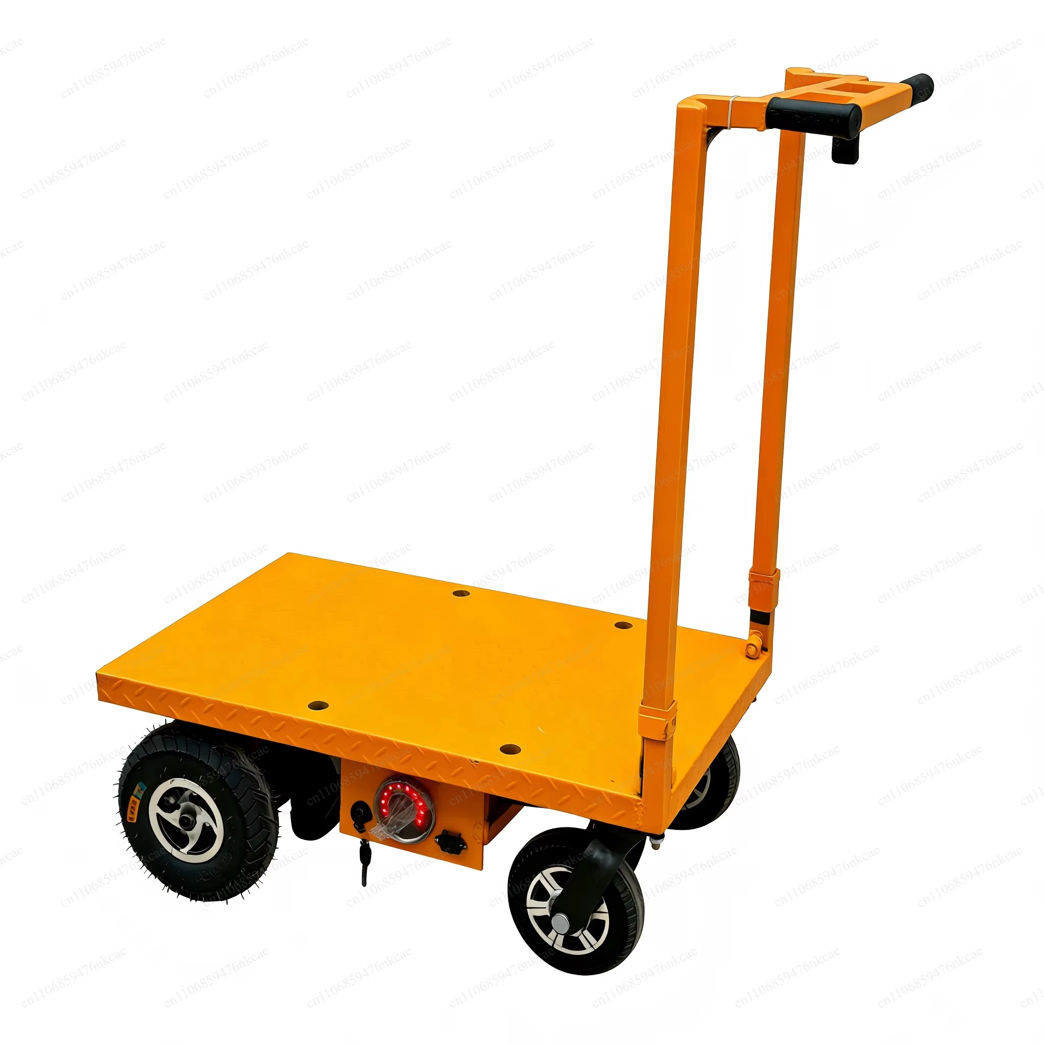 Folding electric pallet cart Hand-pushed ceramic tile lifting and pulling convenient industrial small trolley