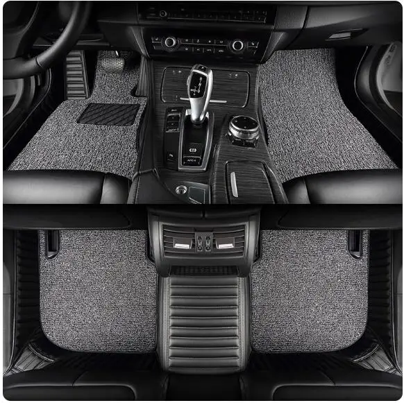 Custom special car floor mats for Porsche Macan EV 2024 Best quality rugs waterproof double layers carpets for Macan EV 2025