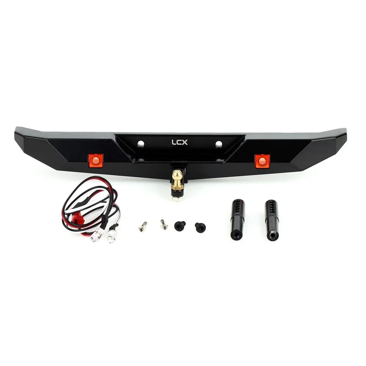 

LCX Racing 1/10 RC Crawler Aluminum Rear Bumper for TRX4 TRX6 SCX10 II III PRO Gen8 Gen9 Upgrades Parts Accessories