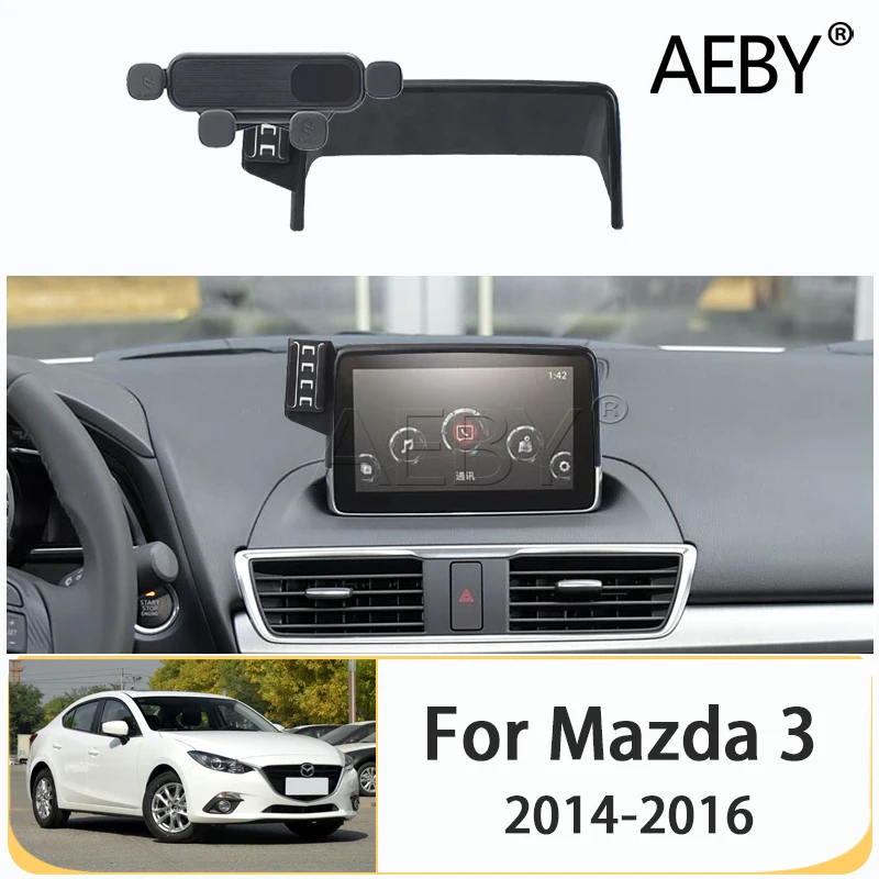 

Автомобильный держатель для мобильного телефона для Mazda 3 BM BN 2017 2018, стабильный зажим на GPS-кронштейн, навигационная подставка, специальные автомобильные аксессуары