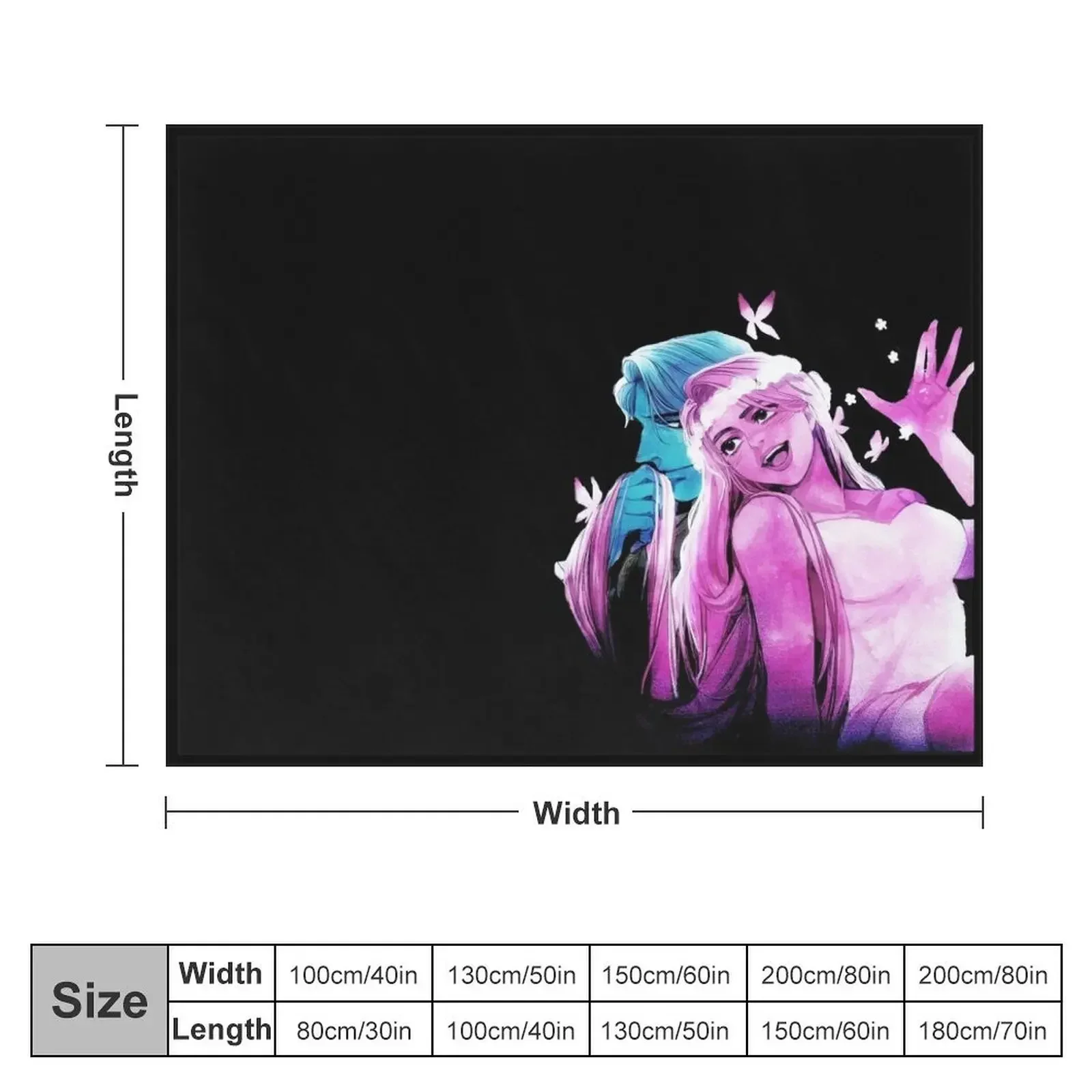 Lore Olympus FanArt Tshirt - Lore Olympus Greek Mythology Sticker Throw Blanket valentine gift ideas Travel Blankets