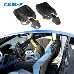 Real Dry Carbon fiber Seat back Cover Trim Decoration Stickers Body Kits for BMW M2 M3 M4 M8 X3M X4M G80 G82 F97 F98 2019-2024