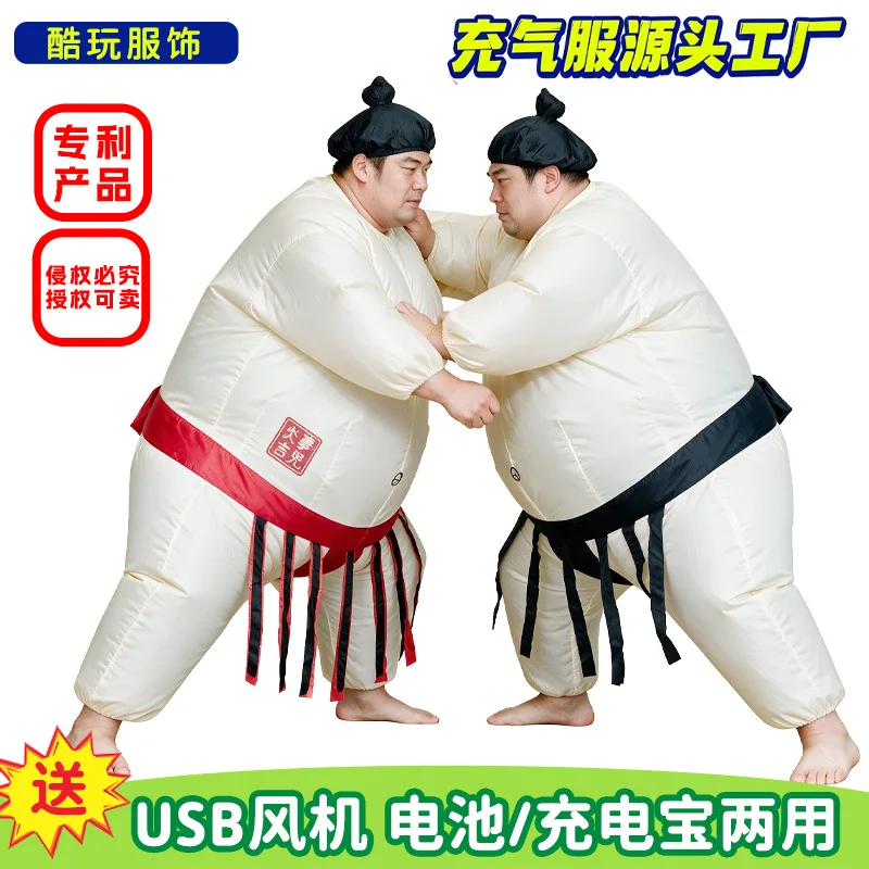 Disfraz Inflable de Sumo para Halloween, para Adultos y Niños, Juegos de Fiesta, Traje Divertido de Lucha Libre, Disfraz de Sumo para Padres e Hijos 2026