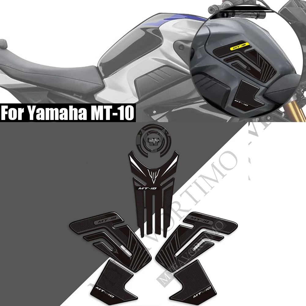

For Yamaha MT-10 FZ10 SP Fuel Tank Pad Sticker Motorcycle Tank Protector Decals Waterproof moto Accessories MT10 mt 10 sp