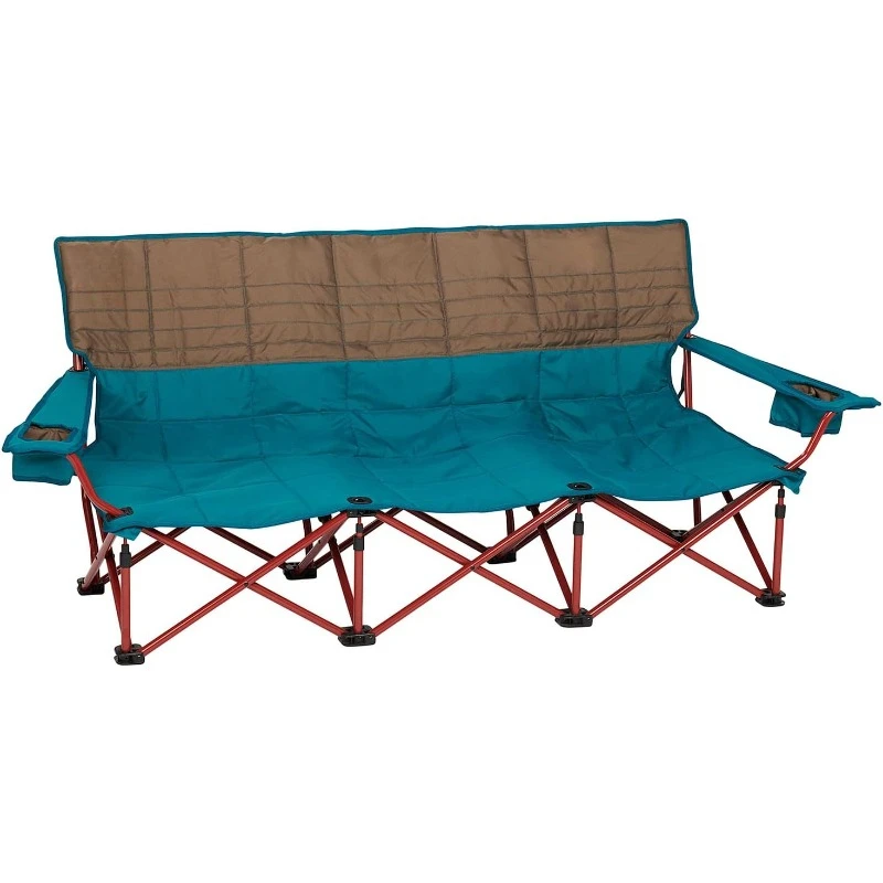 Lowdown Couch - 3 Person Capacity Camping Chair, Extra Large and Sturdy Bench for Campsites, Soccer Games, and Backyard Parties