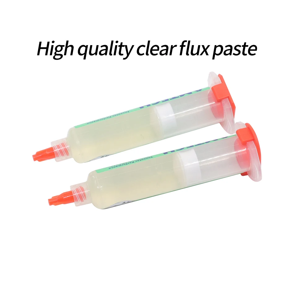 100%AMTECH  NC-559-ASM Flux paste lead-free solder paste solder flux + 3pcs Needles