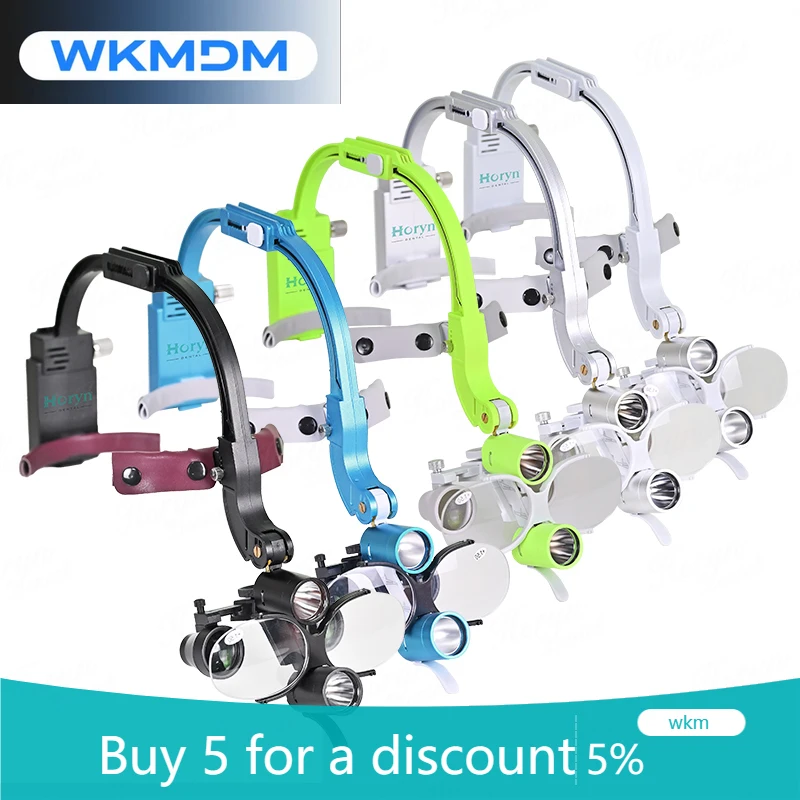 عدسة مكبرة طبية لاسلكية LED بقدرة 5 وات، عدسة مكبرة للعملية الجراحية