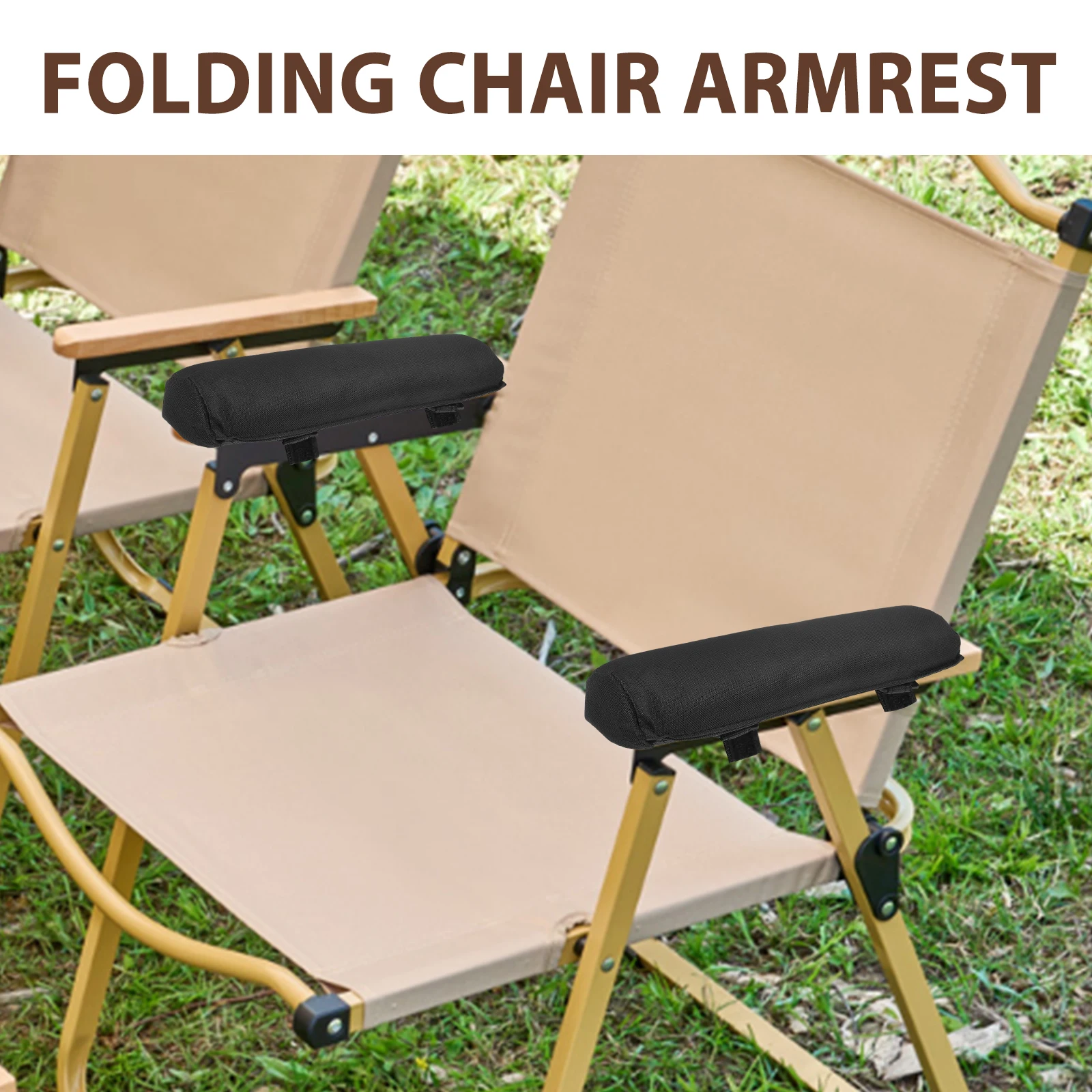 

Folding Chair Accessories Pads Armrest Cushions for Office Chairs Seat Portable Garden Chair Armrest Pad Foldable for Pregnant