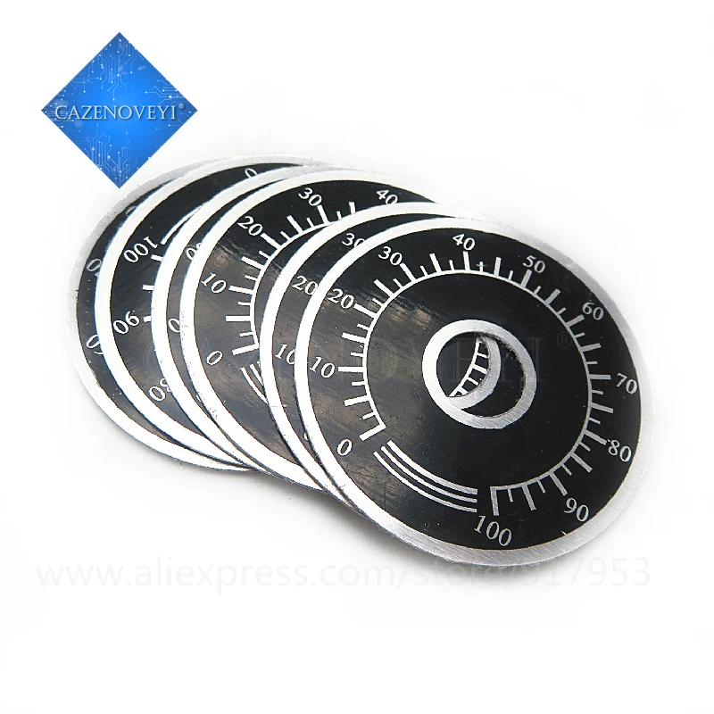 5pcs/lot 0-100 WTH118 potentiometer knob scale digital scale can be equipped with WX112 TOPVR In Stock