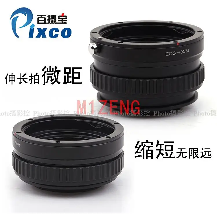 Eos-fx Macro Focusing Helicoid อะแดปเตอร์แหวนสําหรับ canon eos เลนส์ Fujifilm fx xe4 XE3/XH1/XA7/XT4 xt3 xt30 xt100 xpro3 กล้อง