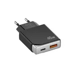 Galliumnitrid 45W PD Schnellladegerät: Ultraflach, Tragbar, Platzsparend, Kompatibel mit Apple, Android-Handys, Laptops, Tablets