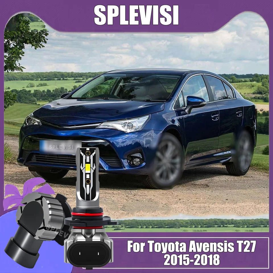 

Low Power Consumption 9012 HIR2 car light LED Headlight Bulbs 6000K White For Toyota Avensis T27 2015-2018 2015 2016 2017 2018