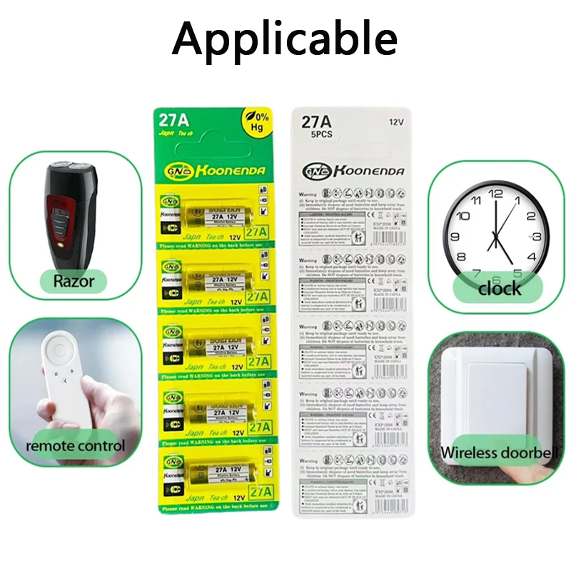 5-30PCS 27A 12V Bat…