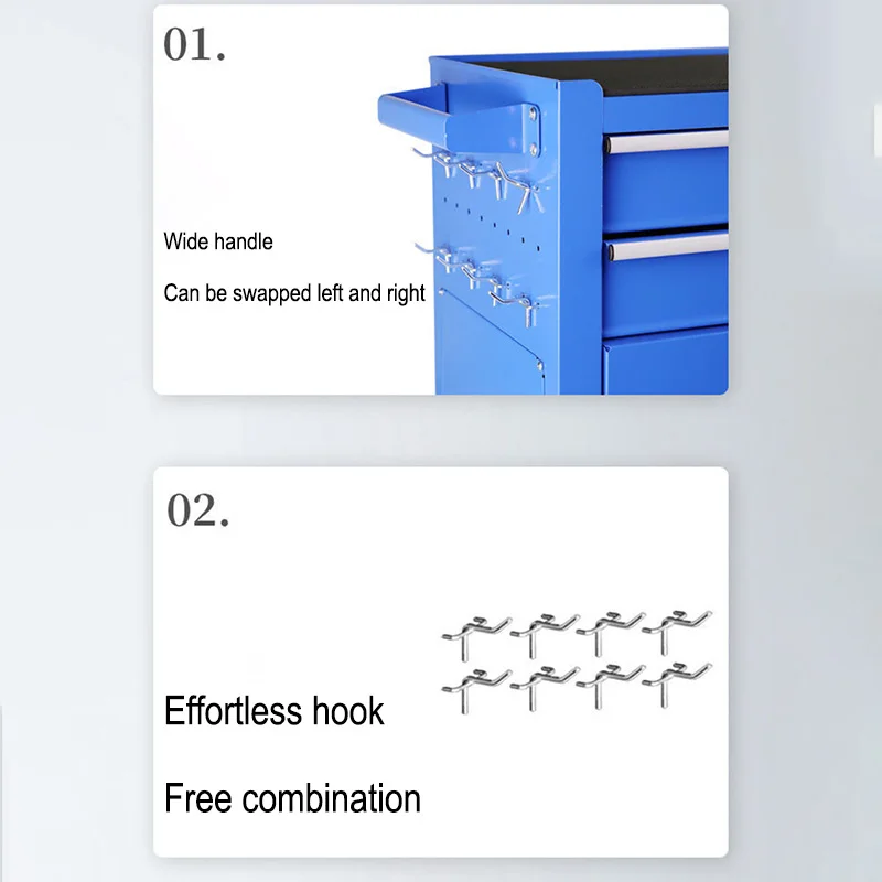 Trolley Tools With Drawer Toolbox Organizer Tools Cart Workshop Garage Workbench Mechanical Tray Tools Cabinet Holder