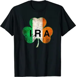 IRA Irish Lucky Shamrock St Patrick's Day Ireland Flag T-Shirt