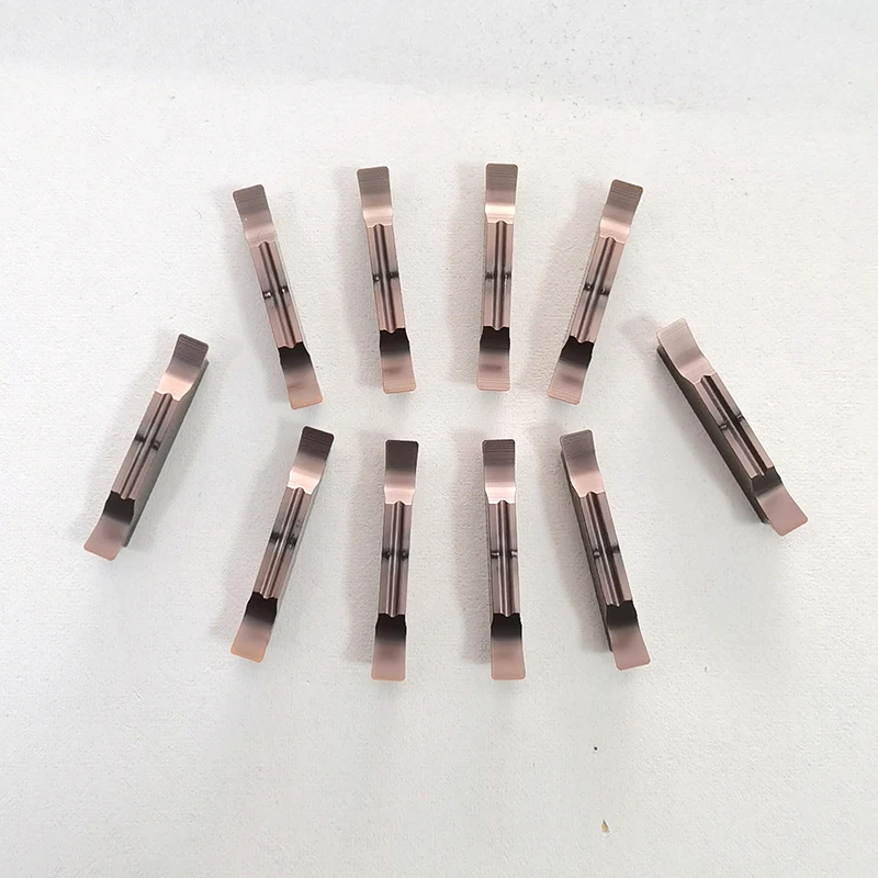 

10 шт., токарный станок с ЧПУ, режущие инструменты, твердосплавные вставки для обработки нержавеющей стали и стали MGGN150/200/250/300/400-U