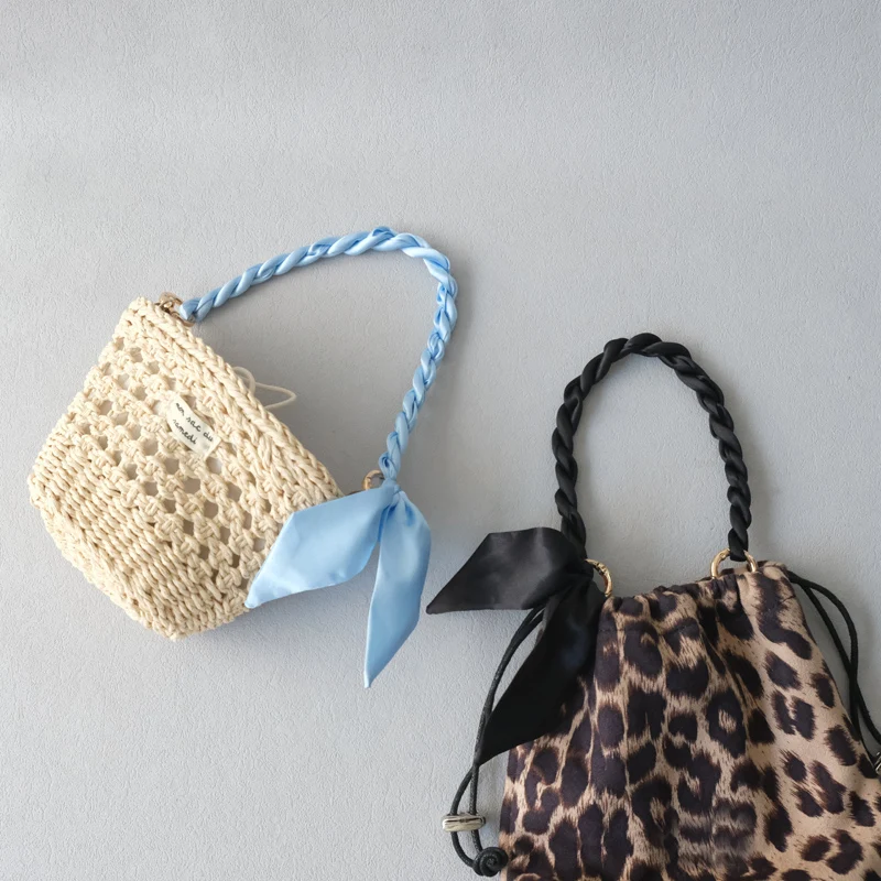 New Fashion Spring Autumn Woman Handbag Accessory Part Chains Detachable Replacement Solid Silk Strap Women DIY Chain Bag Handle