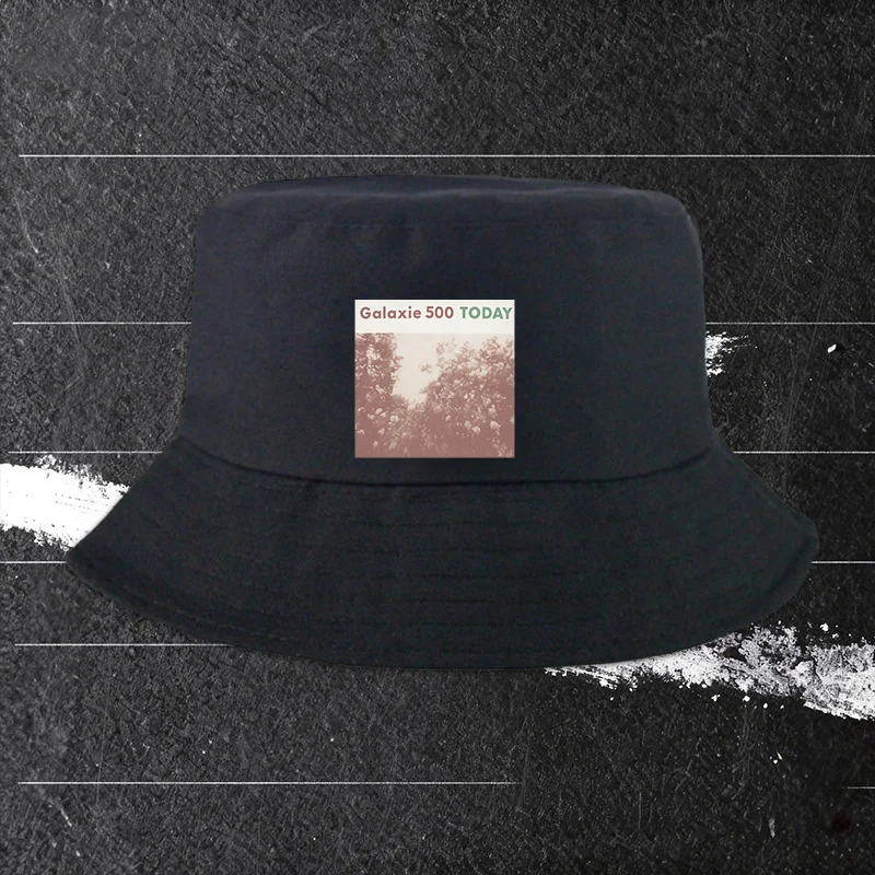 Galaxie 500 TODAY Gorro de pescador estampado, Gorro de pescador estampado Galaxy 500 TODAY para parejas, adecuado para uso informal, regalo navideño