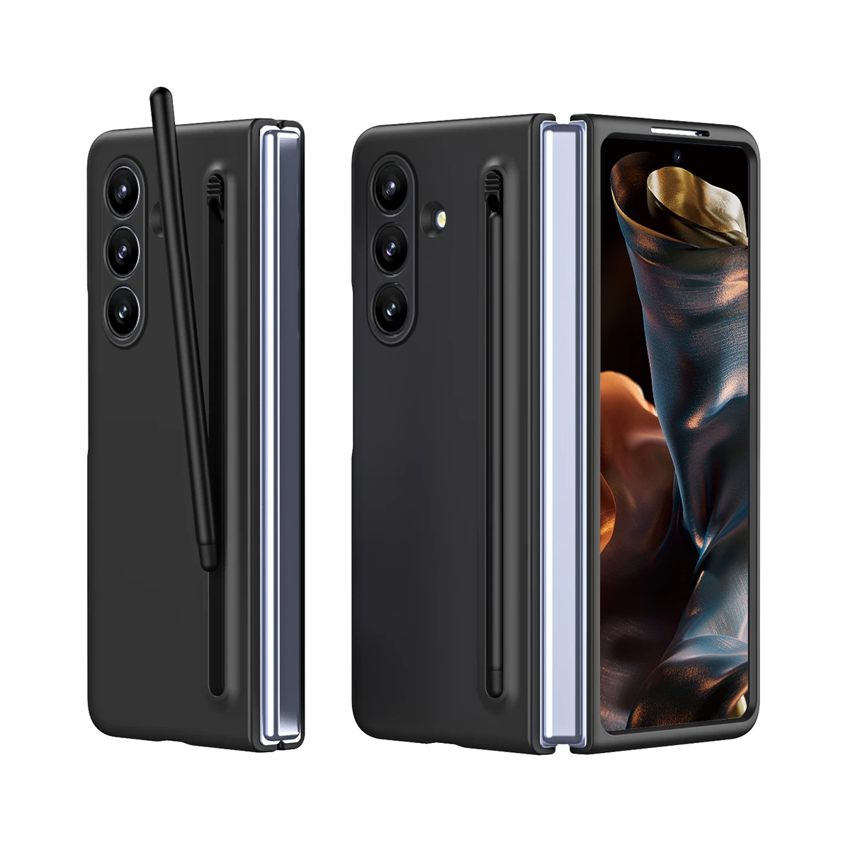 Skin Feel Purity Casing Samsung Z Fold8 Fold7 Fold6 Fold5 Fold4 Candy Color Hard PC for Samsung Galaxy Z Fold 3 Protection Case