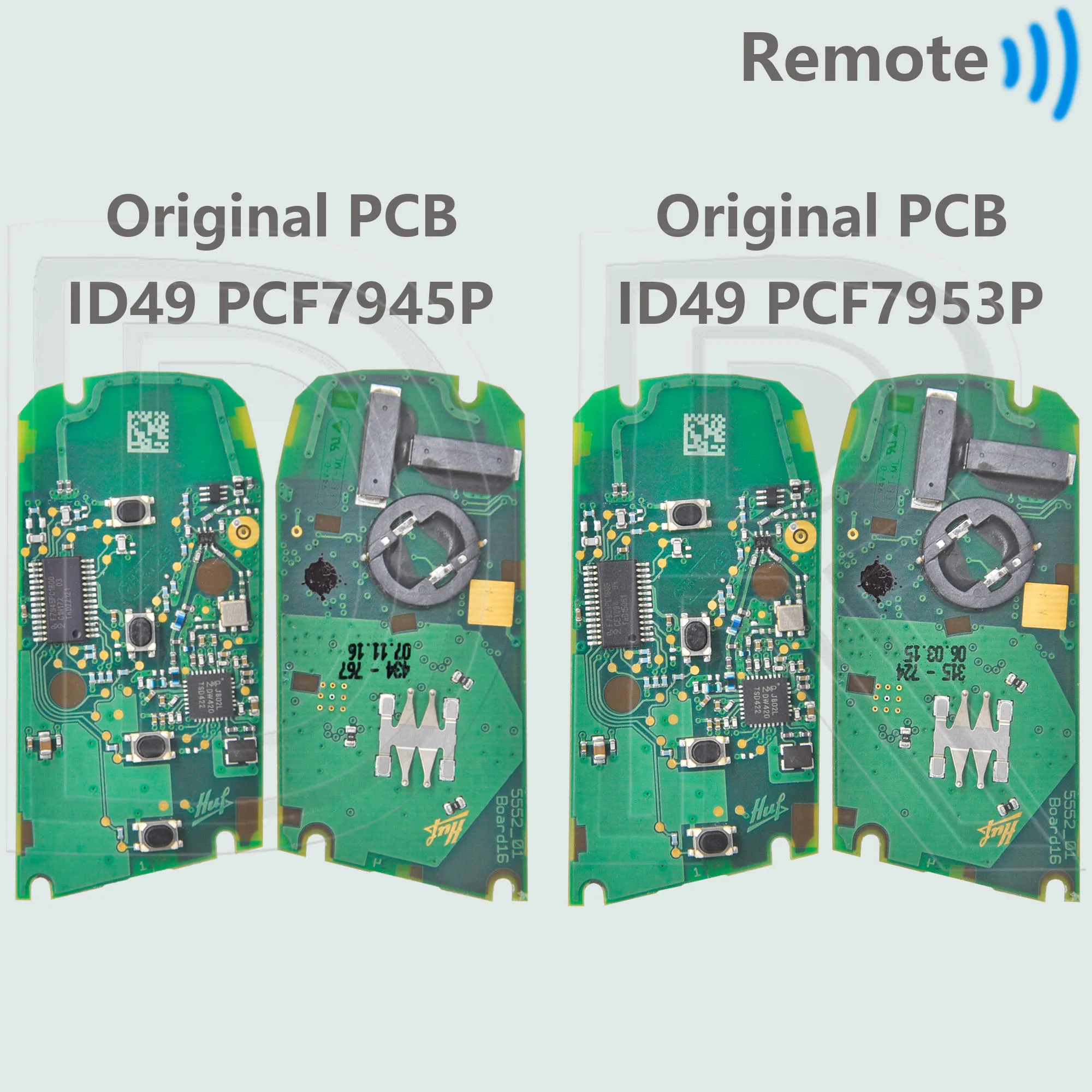 DR ID49 PCF7953P PCF7945P  315/433.9/868MHz CAS4 CAS4+ FEM Original PCB Proximity Car Remote Key For BMW 1 3 5 7 F Chassis X3 X5