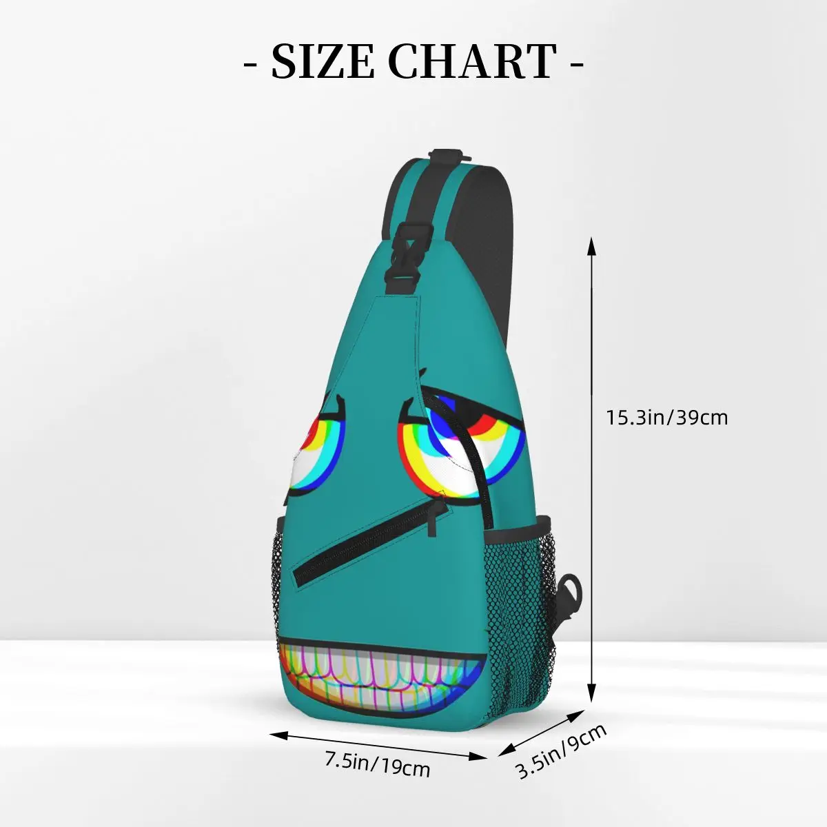Aphex التوأم محاكاة ساخرة تريبي الوجه الأساسية حقيبة صدر للرجال الرجال الرافعة Crossbody على ظهره حقيبة صدر للرجال السفر المشي لمسافات طويلة Daypack حقيبة كتف