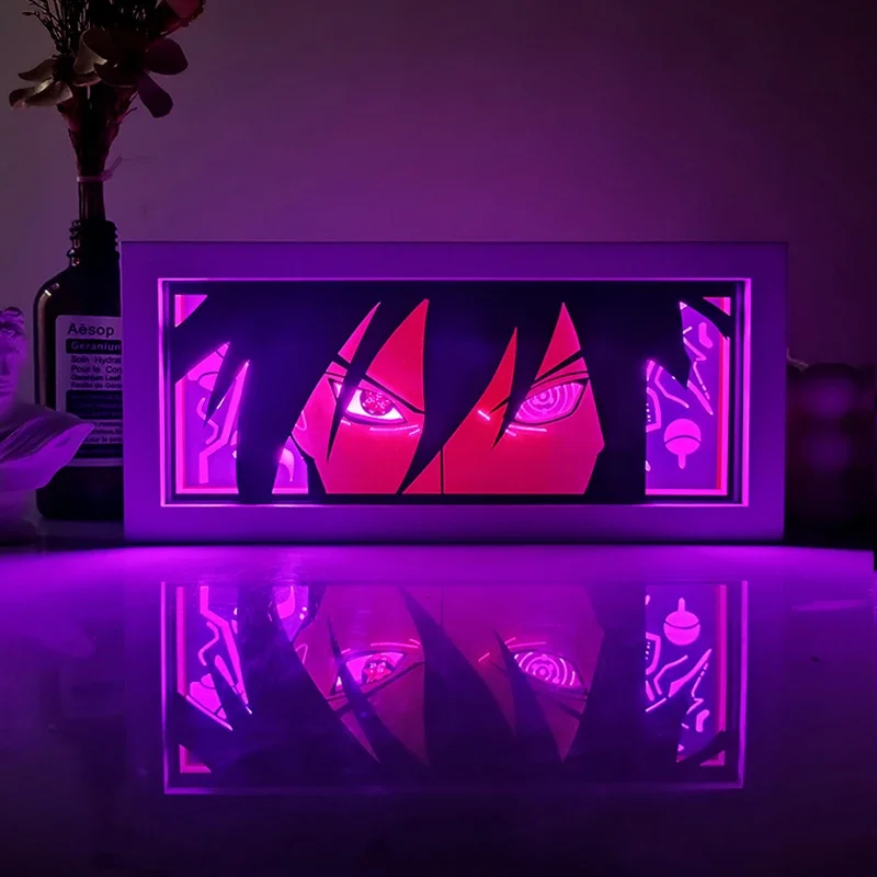 

Anime Series Color Paper-Cut Light Remote Control Color Atmosphere Party Decoration Night Light