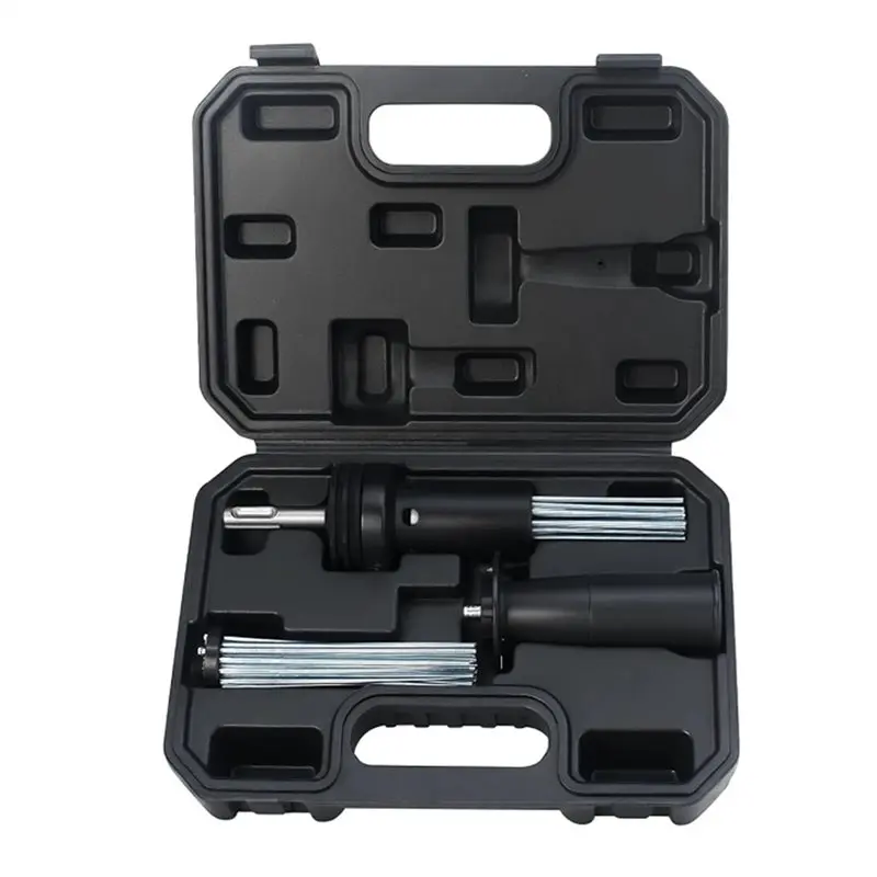 

【24H SALE】Needle Scaler SDS Plus Attachment For Hammer Drill,Air Needle Scaler Alternative,18-Prong Electric Needle Scaler &Need