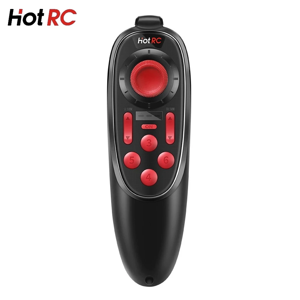 HOTRC DS-600 6CH 2.4GHz FHSS Radio System Transmitter Remote Controller DS600 PWM/4 2 GFSK 6CH Receiver For Model Fishing Boat