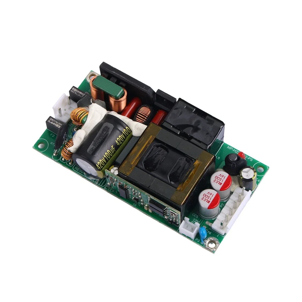 Промышленный преобразователь AC/DC 225 Вт, выход 12 В, широкий диапазон входного напряжения 85-264 В, защита от перегрузки — компактный размер для систем управления