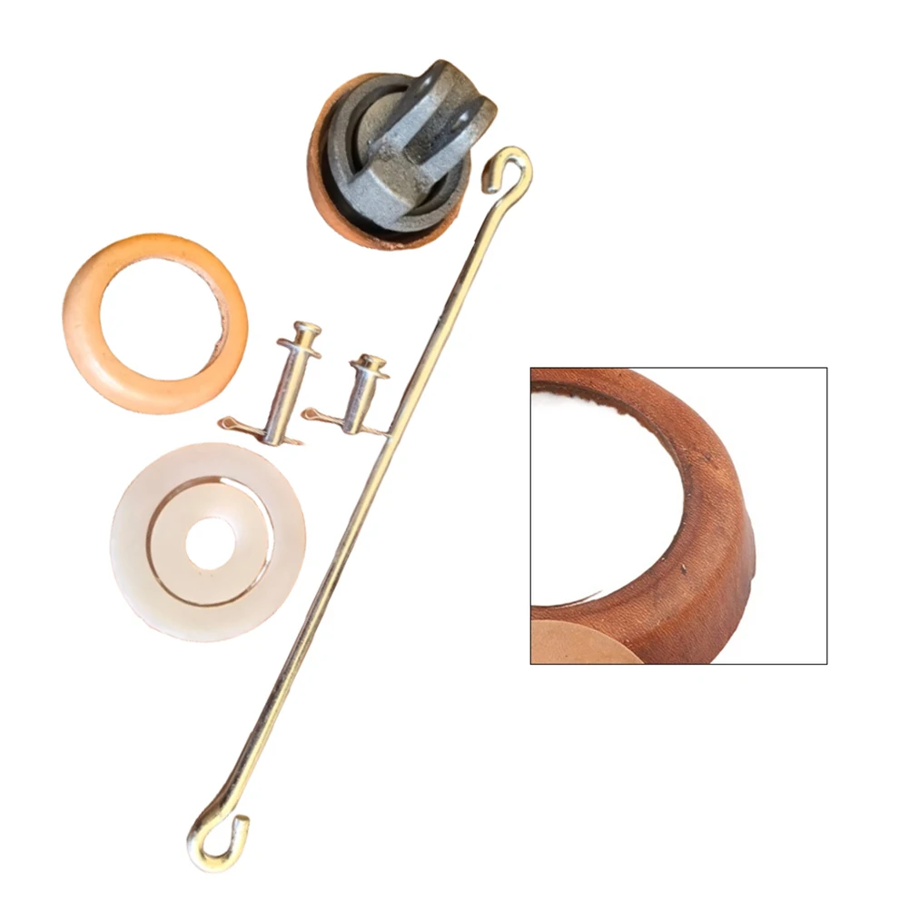 مكبس متوافق لمضخات المياه نوع استبدال المكبس 75 مضخة يدوية من الجلد الصناعي مواد مقاومة للصدأ