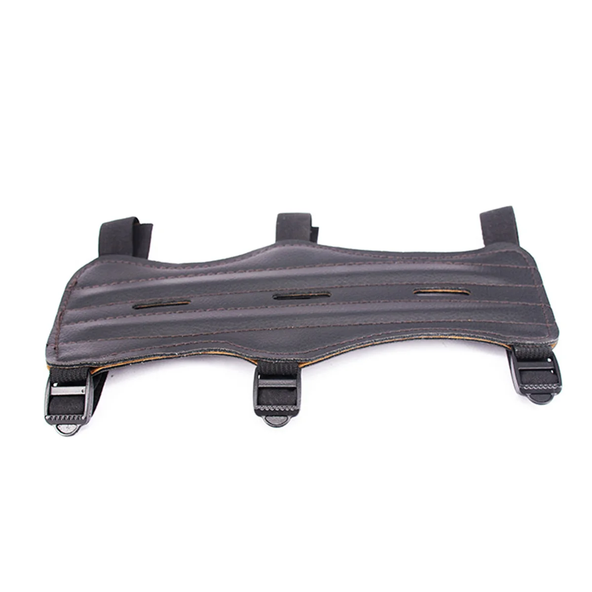 Guarda de braço de tiro com arco 22x8x0.3cm proteção macia durável 3 alças ajustáveis conforto ajuste ciclismo braço guarda tiro com arco