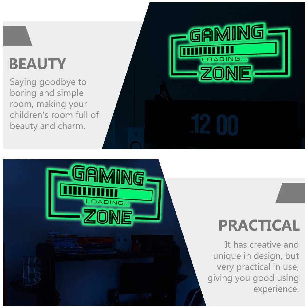 

Reflective Wall Sticker Easy Apply Remove Luminous Kids Room Night Glow Loading Decal Party Wall Sticker