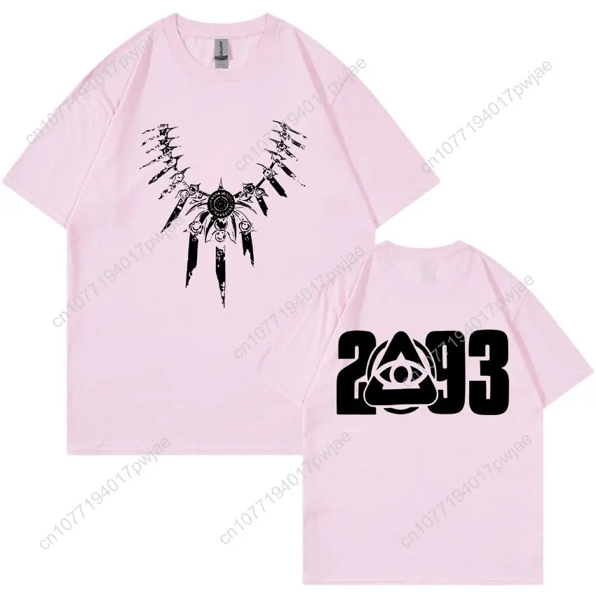 Rapper Yeat 2093 Gothic Tshirt Mens Fashion High Quality Casual Cotton Short Sleeve Summer Oversized Y2K Punk T Shirt Streetwear