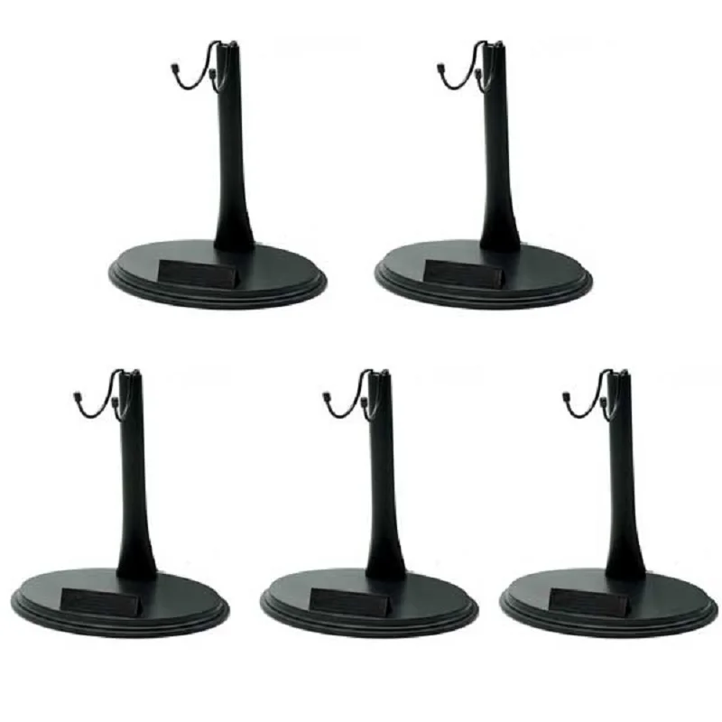 Set De 4 Soportes Para Figuras De Acción 1:6 – Ajustables En Altura (13-21 Cm), En Forma De C, De Metal Y Plástico, Fáciles De Instalar