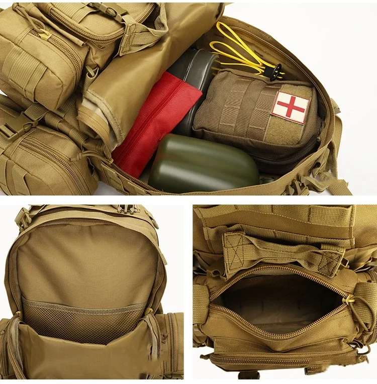 Imagem -04 - Yakeda-molle Mochila Tática Funcional para Homens e Mulheres Mochila Tática Caminhadas ao ar Livre e Bolsa de Treinamento Esportivo