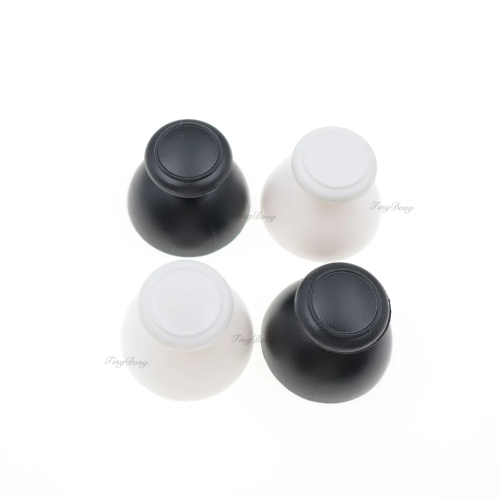2/6/10PCS Black White Thumb Grip Caps Replacement For Wii Controller Remote Joystick Mushroom Caps Repair Parts