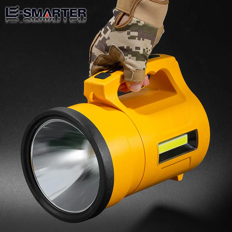 Searchlight Waterproof Outdoor With Colorful Strip Led Light High-Power Long-Range Multi-Function Portable Lamp with USB